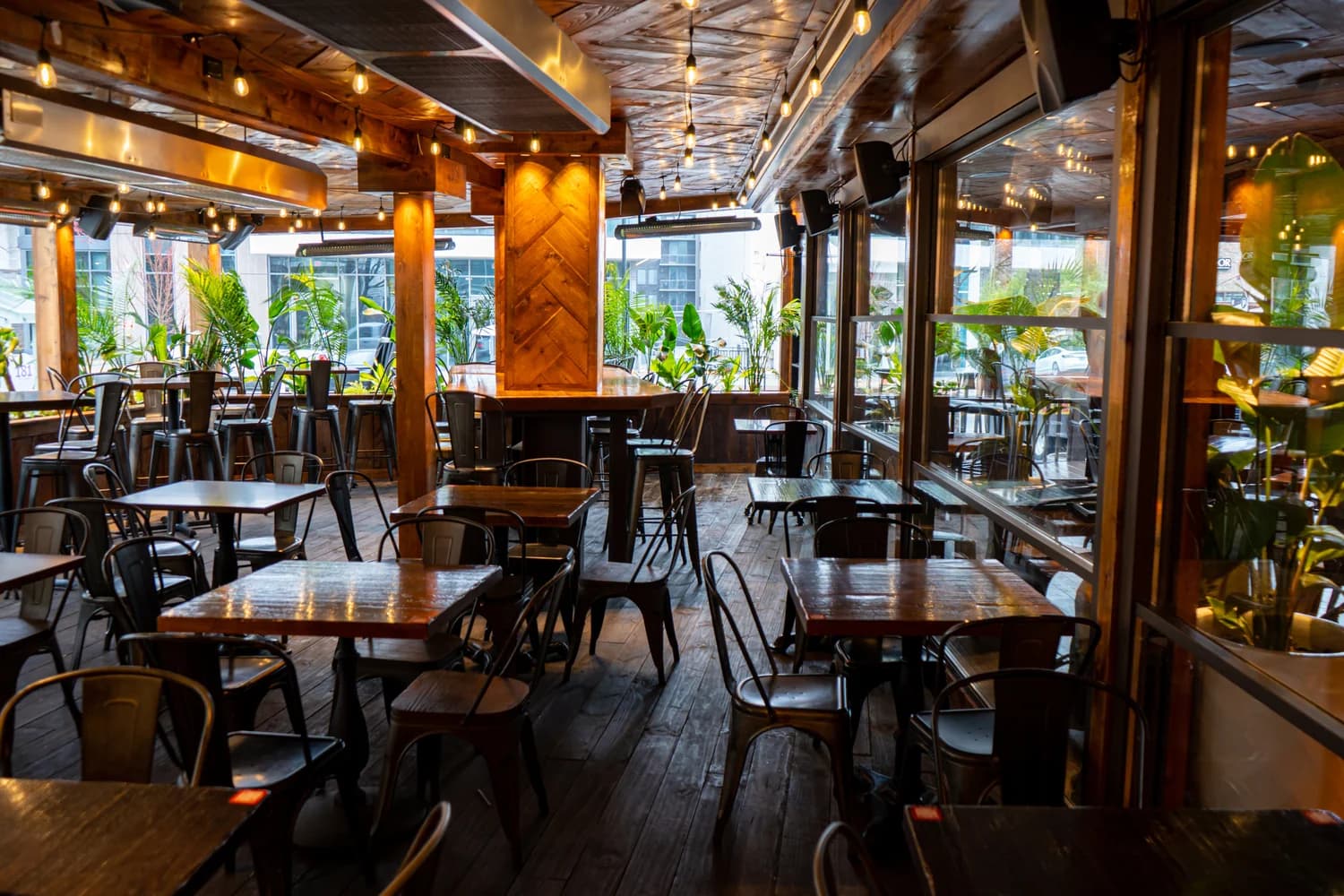 Inside the dining room at Zócalo Mexican Kitchen & Cantina