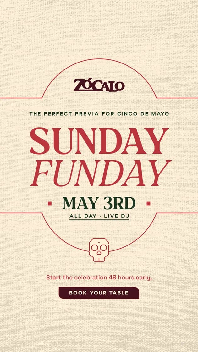 Zócalo Cinco de Mayo campaign story — restaurant content creation by Resto Experience